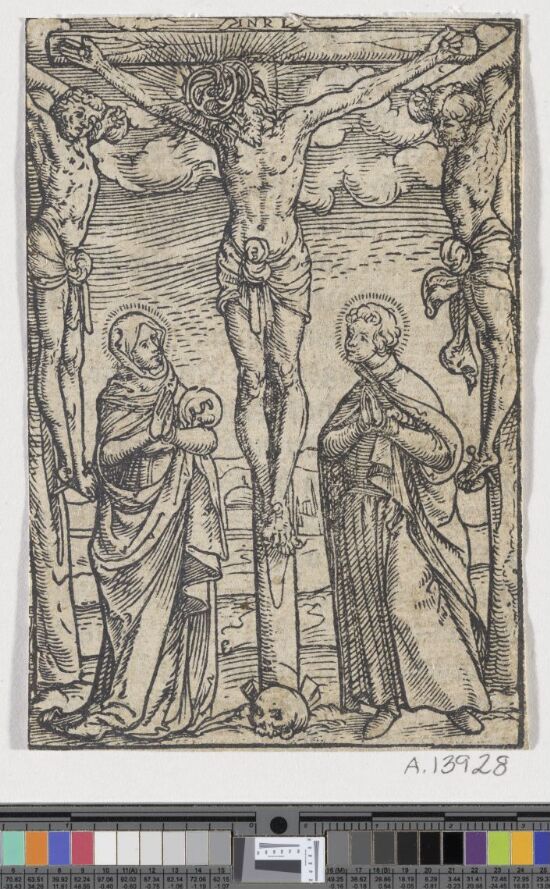 Maria og Johannes ved korset