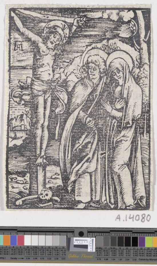 Den korsfestede Kristus med Johannes og Maria