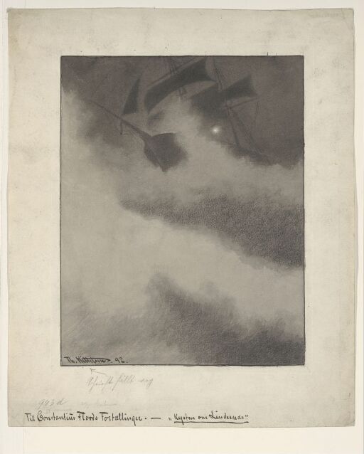 The Ship "Albatros" in Storm