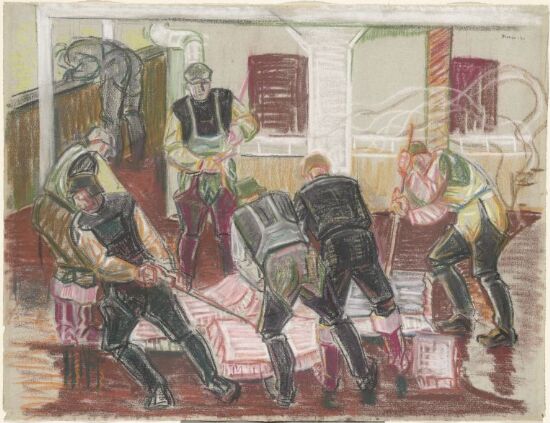 Spekkskjærere fra hvalfeltet