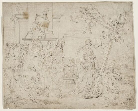 Forarbeid til altertavle