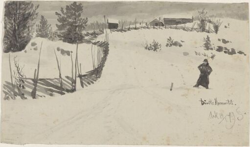 Farm and wooden Fence