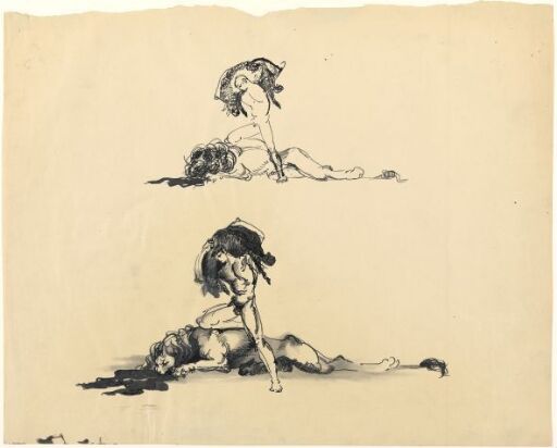 Forarbeid til Vignett. Til "Koralbok"