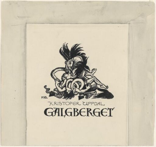 Vignett. Til "Galgberget"