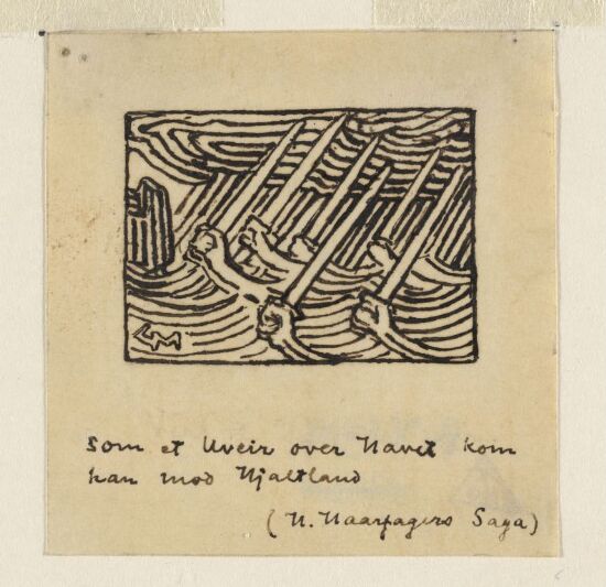 Vignett, Harald Hårfagres saga