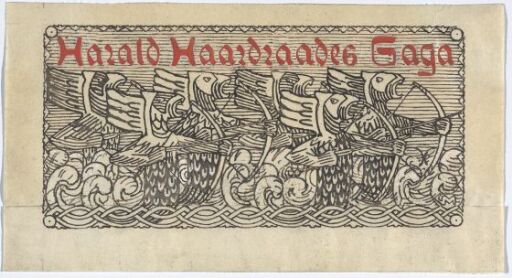 Title Decoration. Histroy of Harald Hardrade