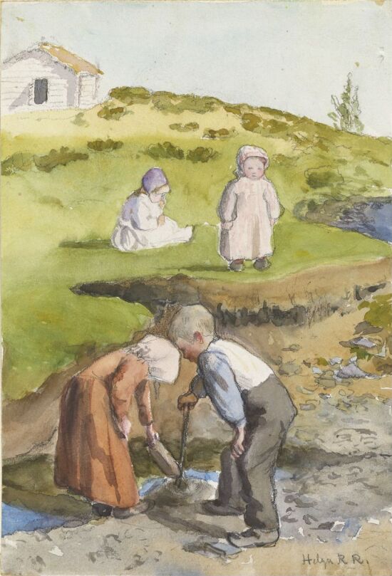 Children Playing Outdoor