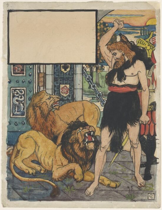 Ridderne og de to løvene