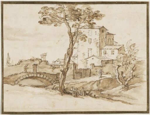 Landscape with bridge