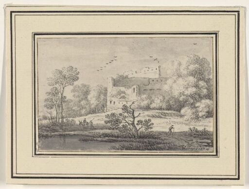 Landscape with Castle Ruins