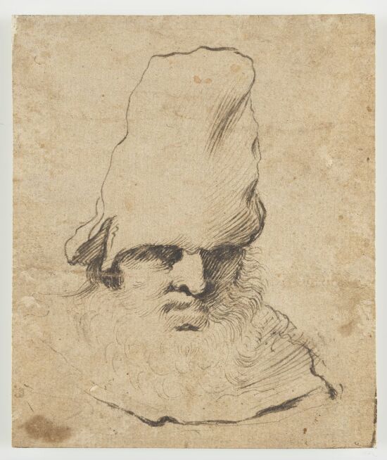 Head of an Old Man with a High Hat