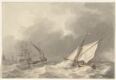 Sailboats in Rough Sea