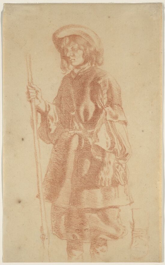 Standing Youth with Staff