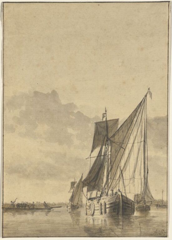 Seilskuter på kanal