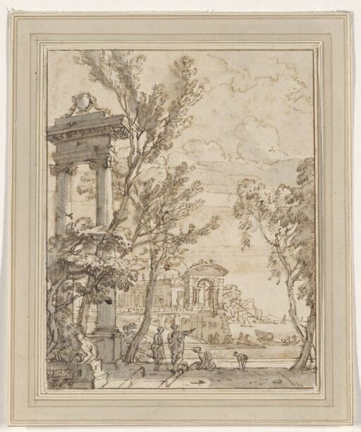 Italianate fantasy landscape
