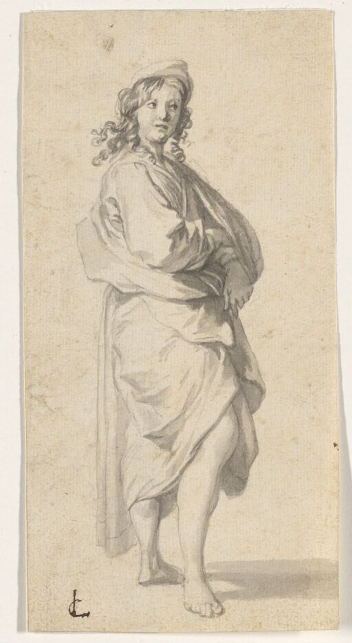 Draped Young Man