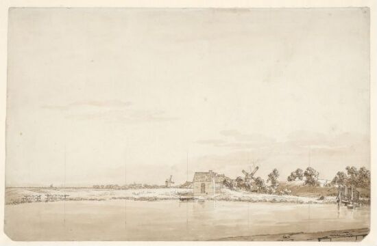 Landskap med vindmøller