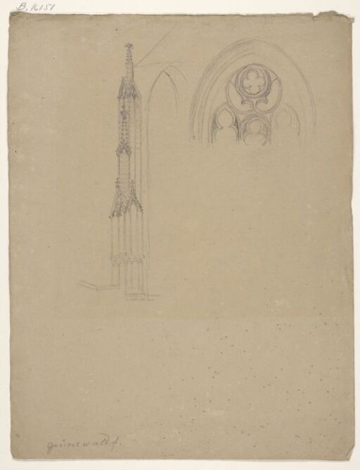 Studies of Gothic Cathedral, details
