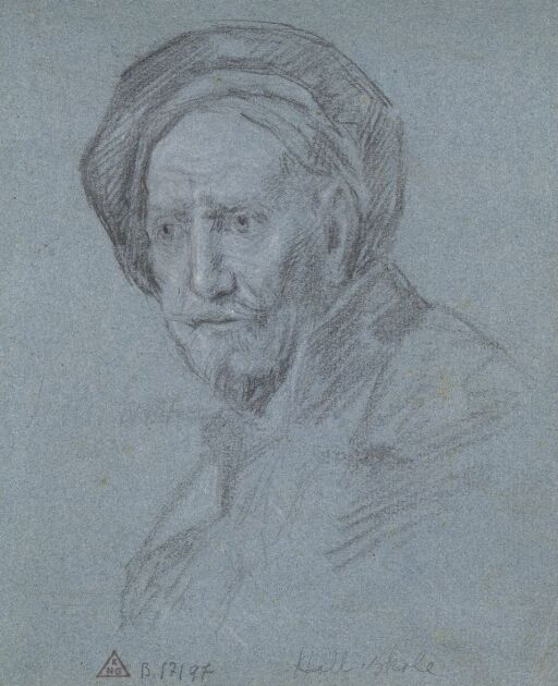 Head of an Aged Man with Beret