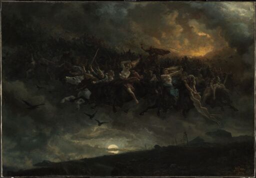 The wild Hunt of Odin