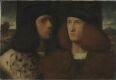 Portrait of two Gentlemen. Copy after Bellini