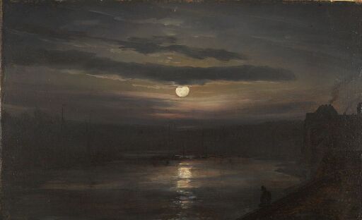 The Elbe in Moonlight