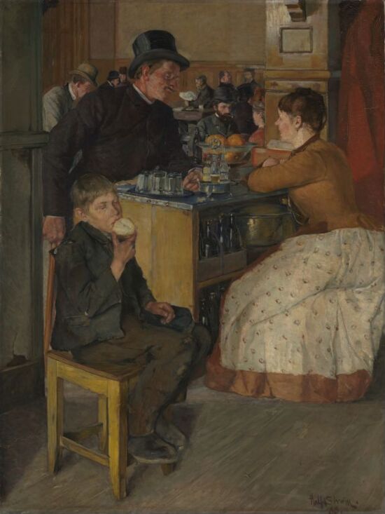 Fra Arbeidersamfunnets kafé i Torggata