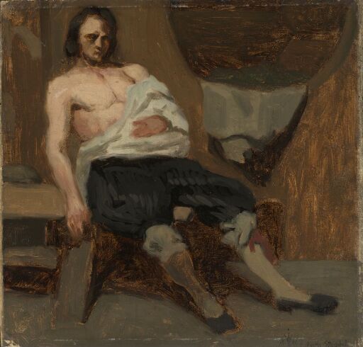 Wounded Man. Study for Fight in an old Farm House