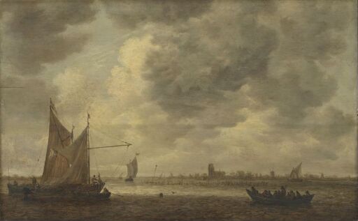Elveparti (Oude Maas) ved Dordrecht