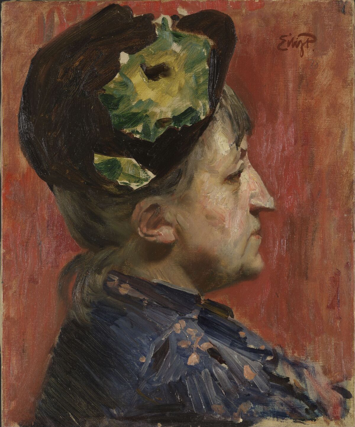 Eilif Peterssen The Painter Kitty Kielland Nasjonalmuseet Collection