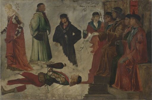 Figure Studies after ®The Amassadors of England¯