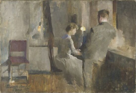 Musikk, interiør fra Paris