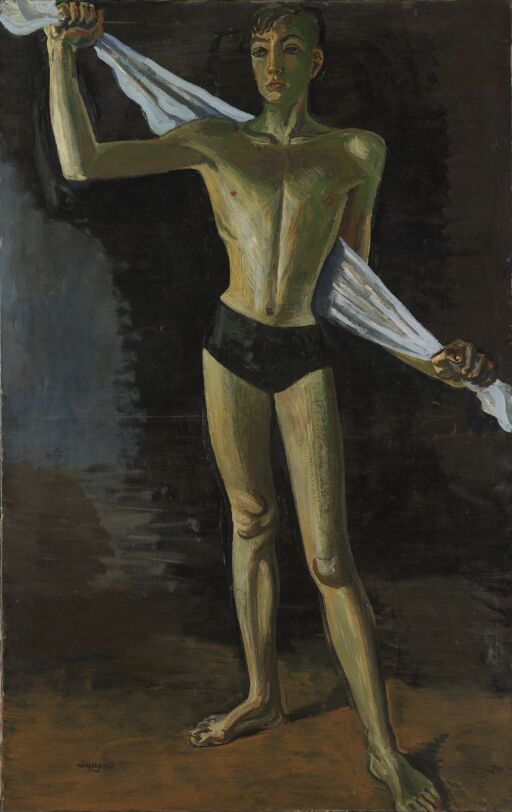 Young Man in Bathing Suit