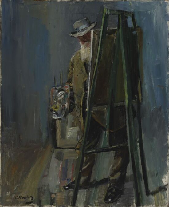 Self-Portrait by the Easel