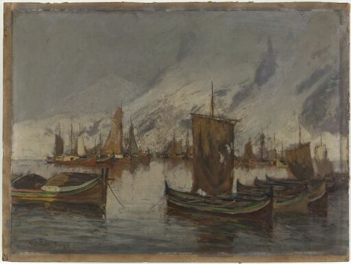 Fiskebåter i havn