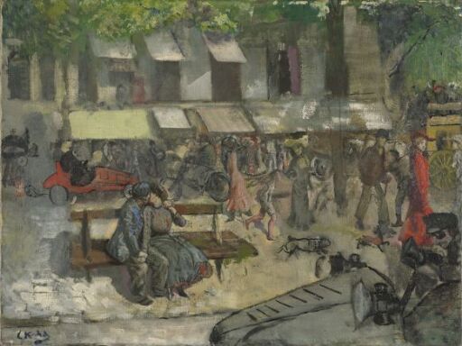 Scene from a Street in Paris