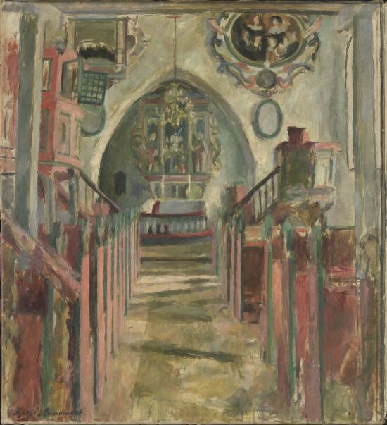 Interior from Dale Church in Sogn