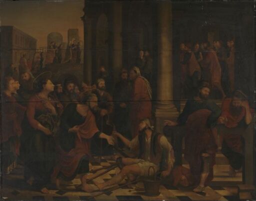 Saints Peter and John Healing the Lame Man