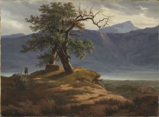 Landscape with a Wanderer