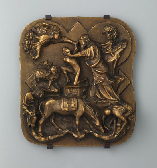 Abraham sacrificing Isaac