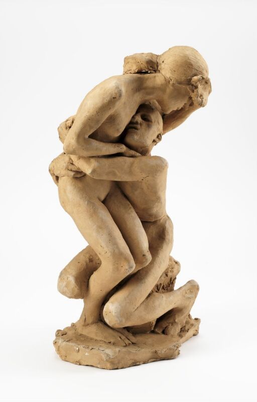 Man embracing Woman