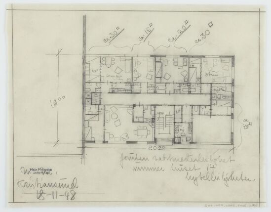 Boligkompleks med Yrkeskvinnenes hybelhus