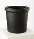 Plant pot of recycled rubber tires