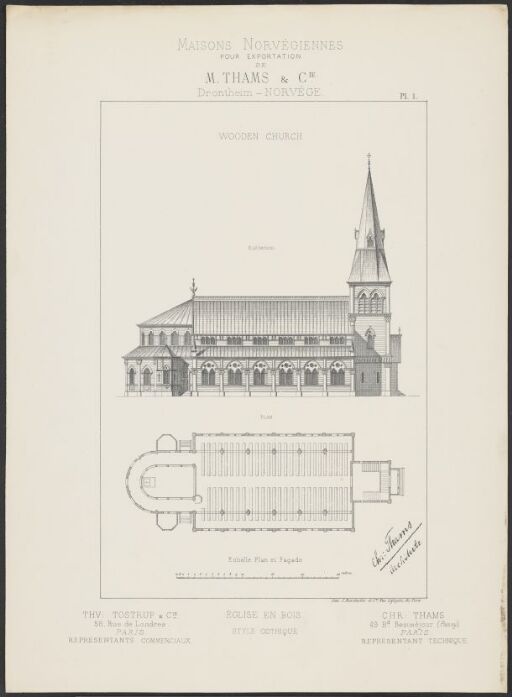 Trekirke i gotisk stil