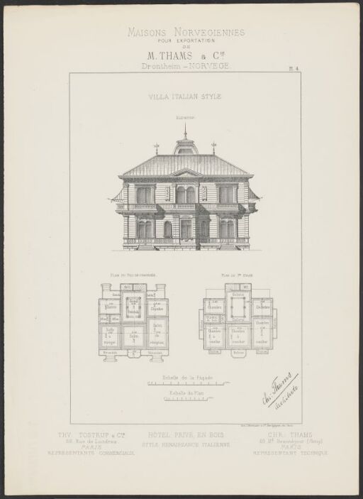 Villa i italiensk stil