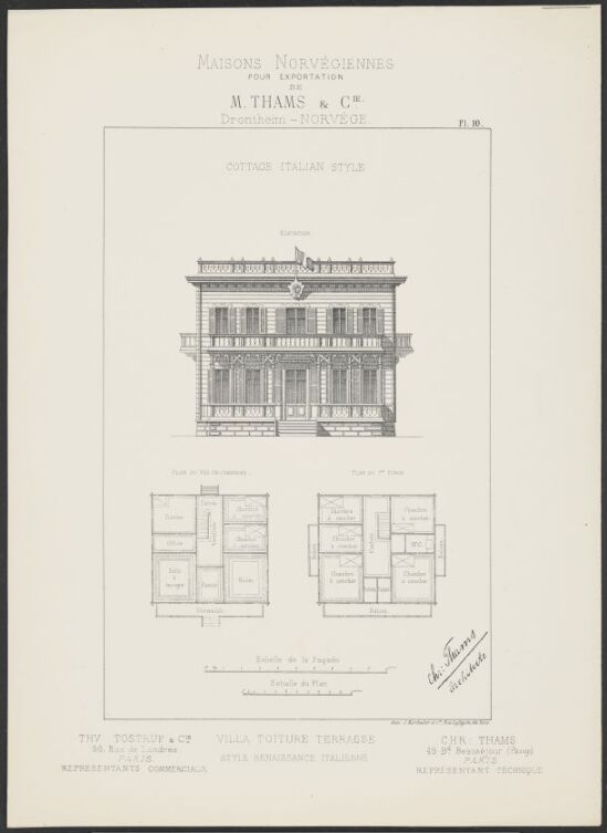Hytte i italiensk stil