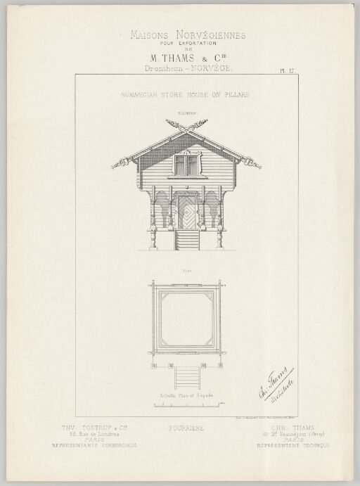 Norwegian Store House on Pillars