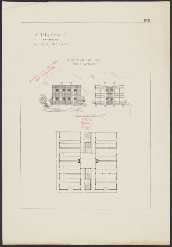 Workmen's Houses for 8 Families