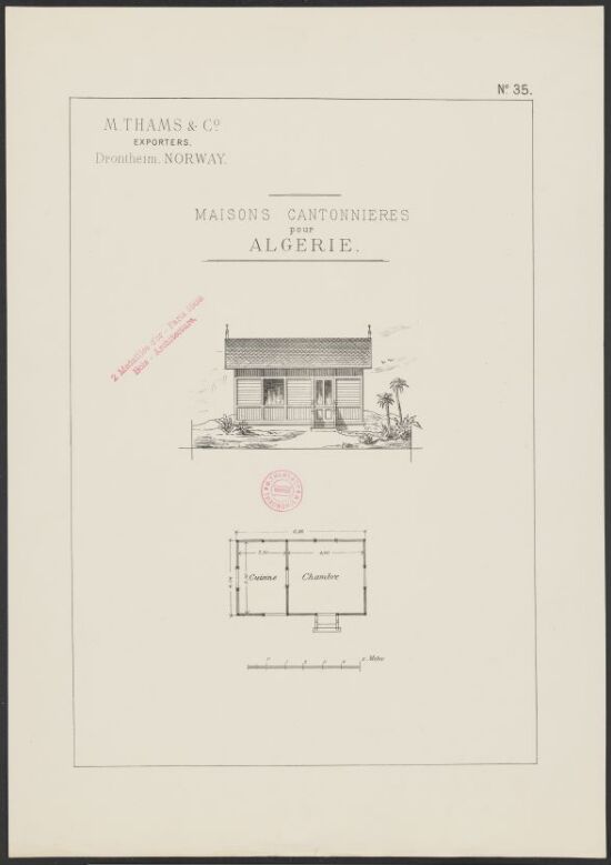 Hus for veiarbeidere i Algerie