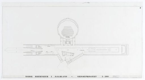 Forslag til Norsk Bremuseum, plantegning